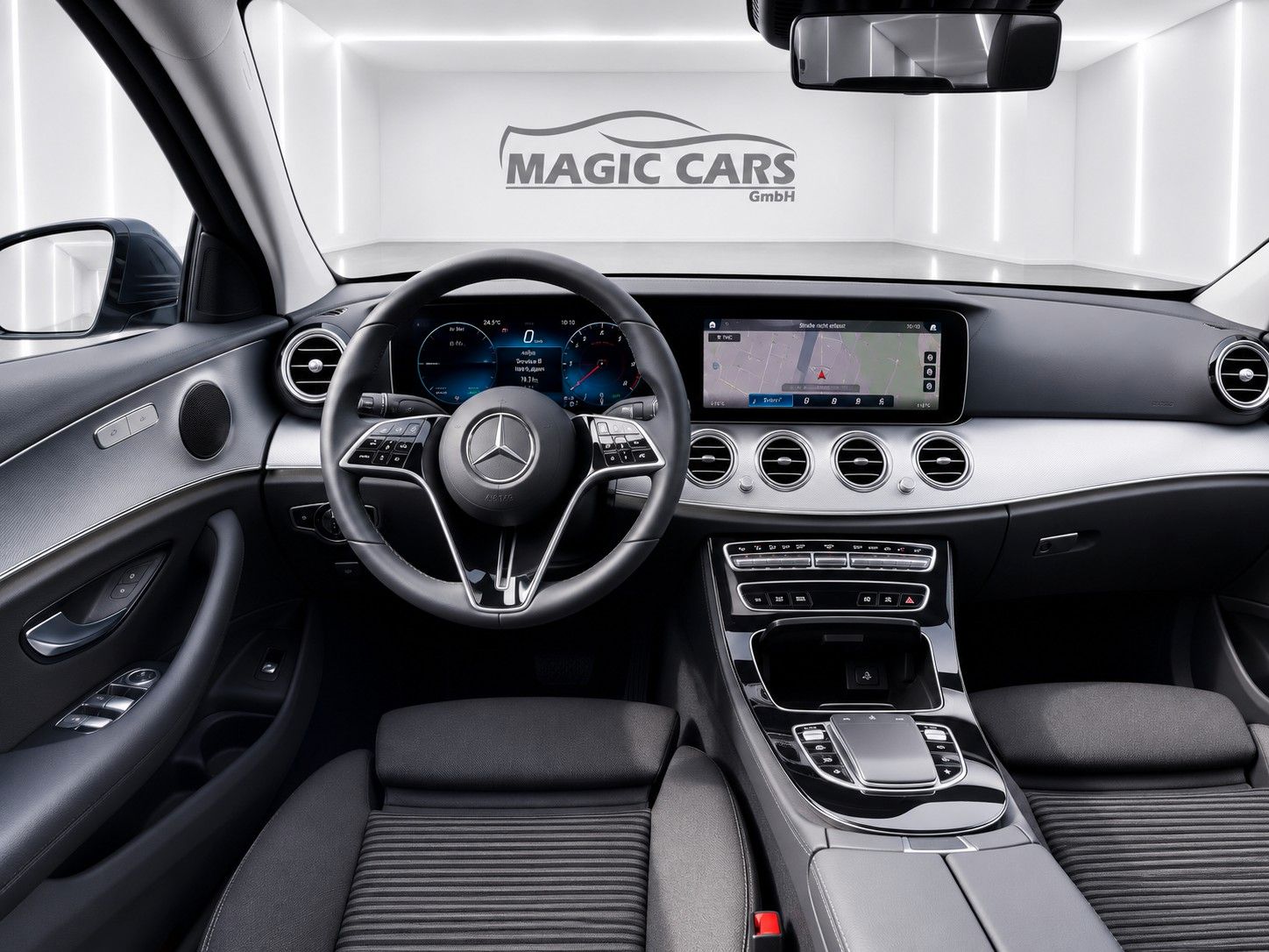 Fahrzeugabbildung Mercedes-Benz E 220 d T 9G-TRONIC *LED*SCHIEBEDACH*WIDE* - mit KI generiert/bearbeitet