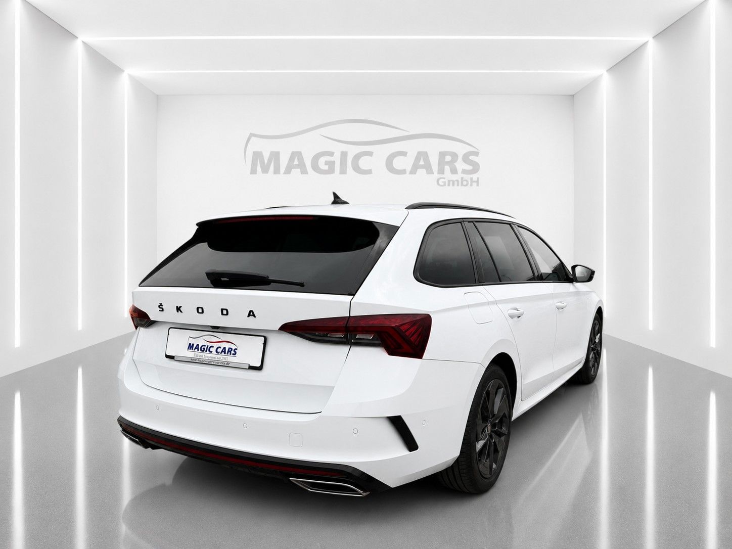 Fahrzeugabbildung SKODA Octavia Combi 2.0 TDI DSG RS*Matrix*Massage*AHK* - mit KI generiert/bearbeitet