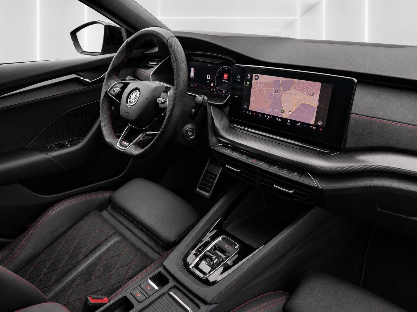Fahrzeugabbildung SKODA Octavia Combi 2.0 TDI DSG RS*Matrix*Massage*AHK* - mit KI generiert/bearbeitet