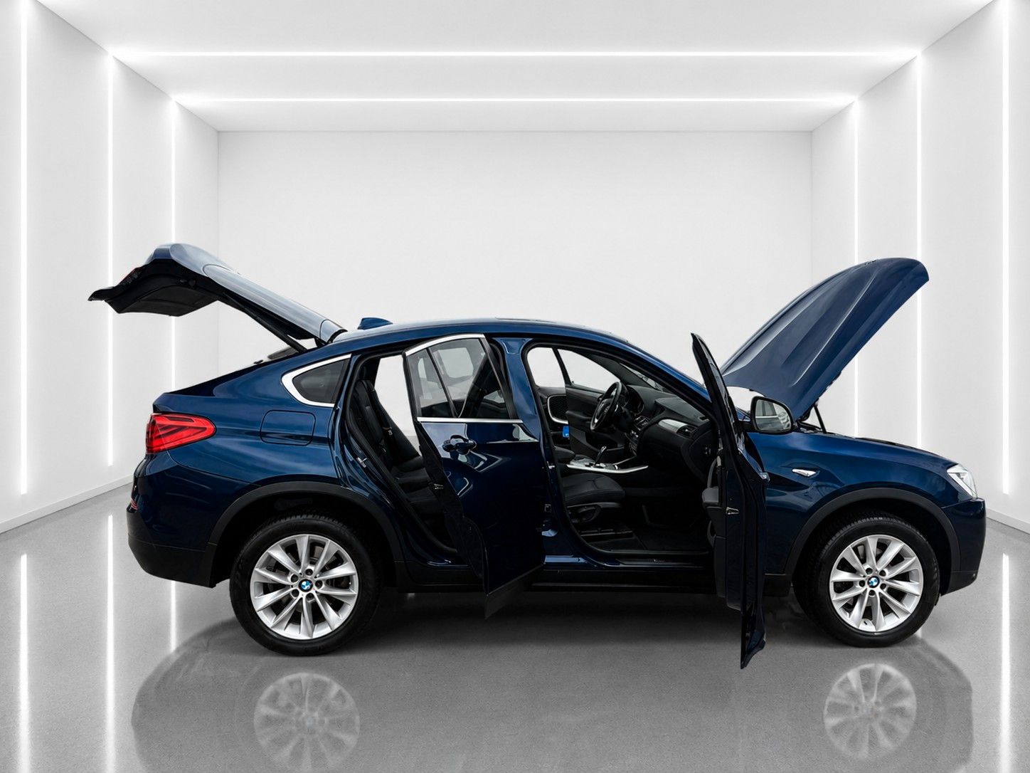 Fahrzeugabbildung BMW X4 xDrive 20 d Advantage*Schiebedach*AHK*Leder* - mit KI generiert/bearbeitet