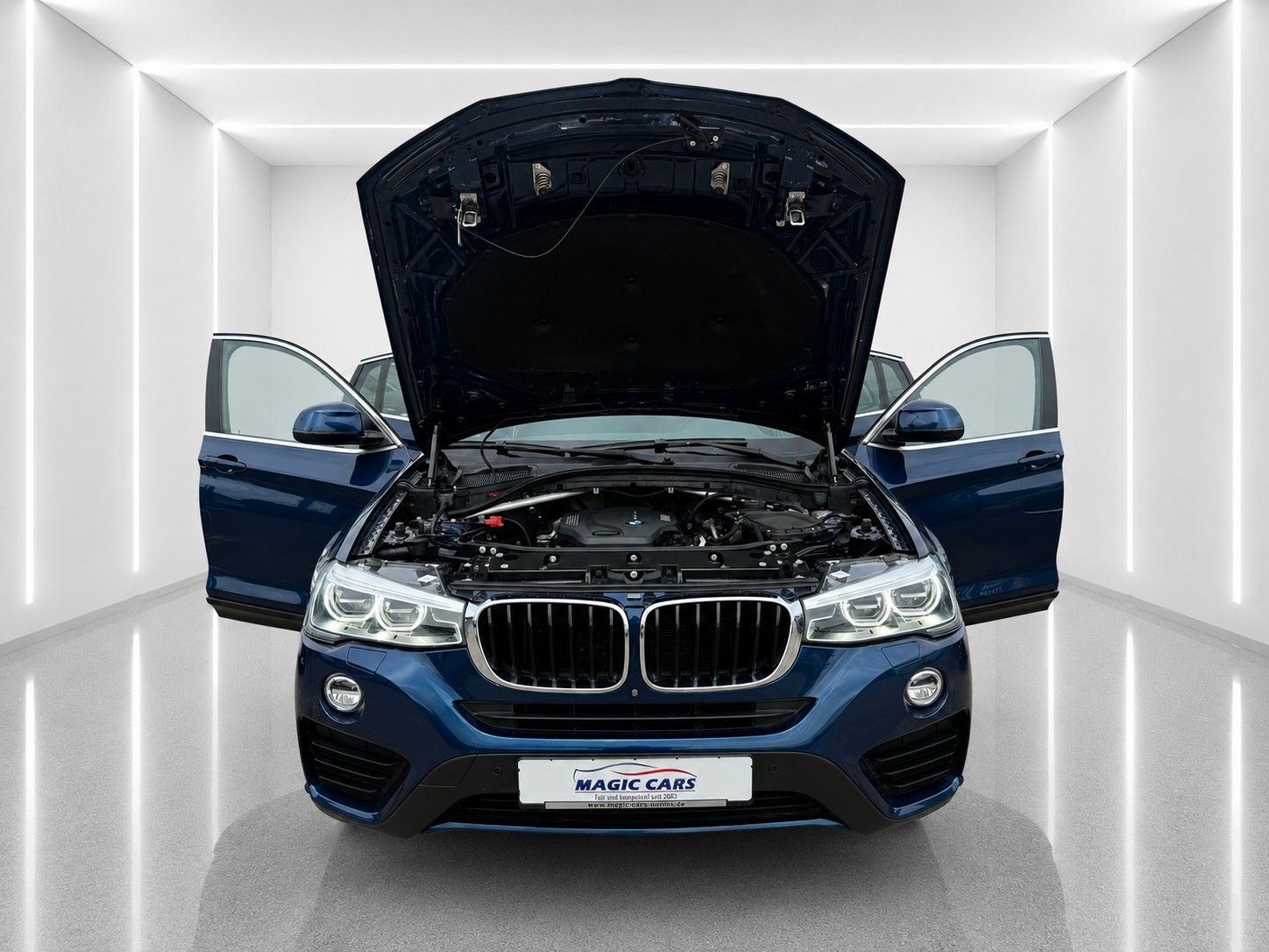 Fahrzeugabbildung BMW X4 xDrive 20 d Advantage*Schiebedach*AHK*Leder* - mit KI generiert/bearbeitet