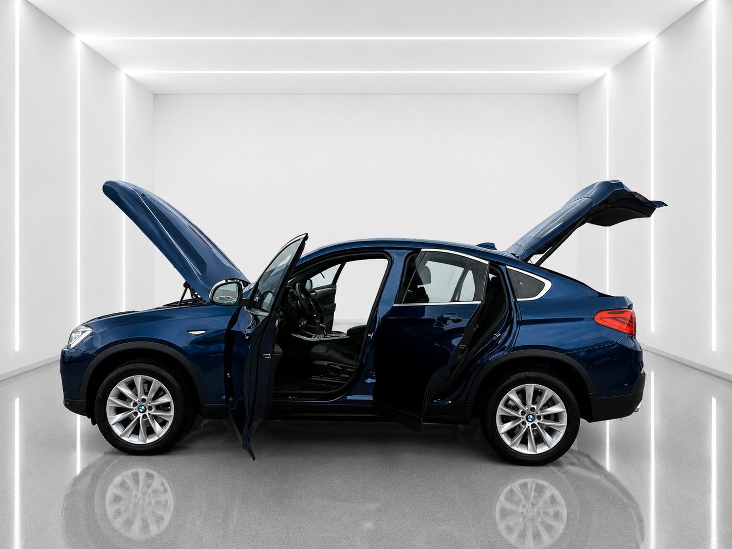 Fahrzeugabbildung BMW X4 xDrive 20 d Advantage*Schiebedach*AHK*Leder* - mit KI generiert/bearbeitet