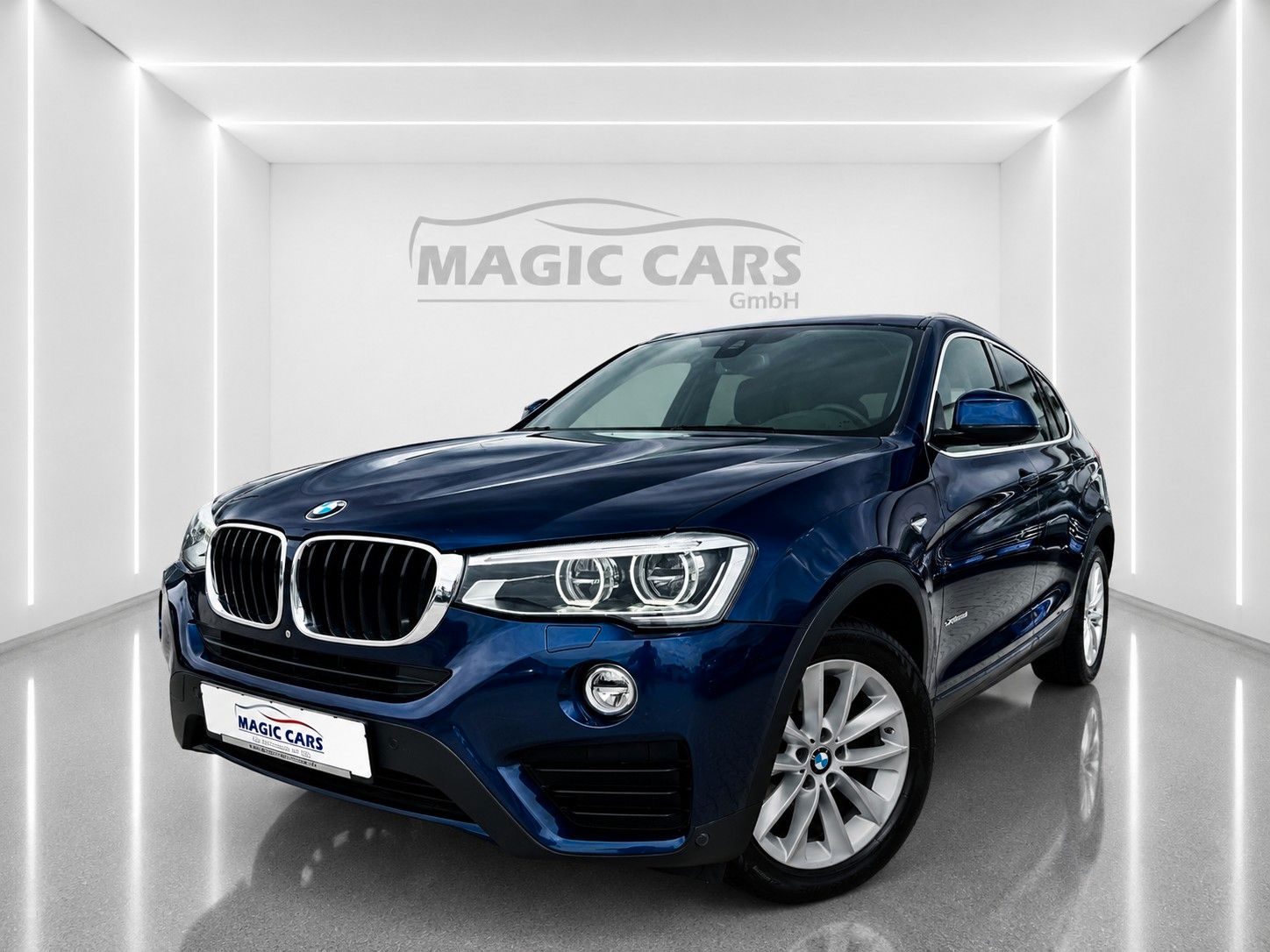 Fahrzeugabbildung BMW X4 xDrive 20 d Advantage*Schiebedach*AHK*Leder* - mit KI generiert/bearbeitet
