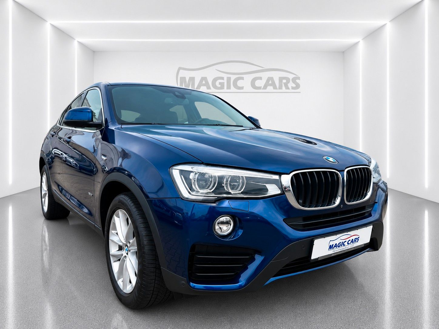 Fahrzeugabbildung BMW X4 xDrive 20 d Advantage*Schiebedach*AHK*Leder* - mit KI generiert/bearbeitet