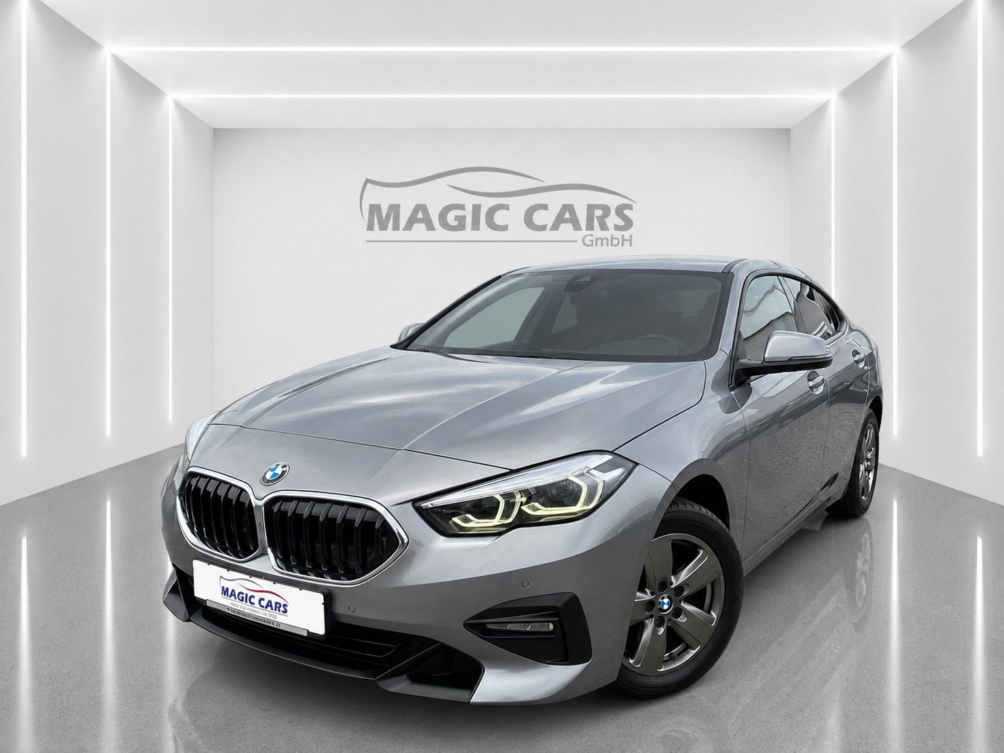 BMW 216d Gran Coupe Aut. Advantage*LED*Ambiente*DAB* - mit KI generiert/bearbeitet