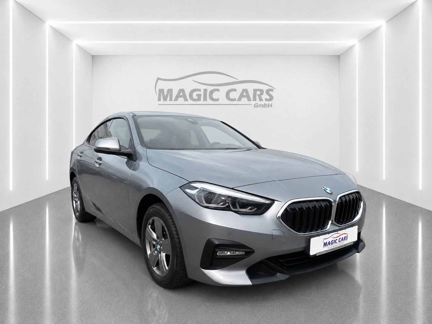 Fahrzeugabbildung BMW 216d Gran Coupe Aut. Advantage*LED*Ambiente*DAB* - mit KI generiert/bearbeitet