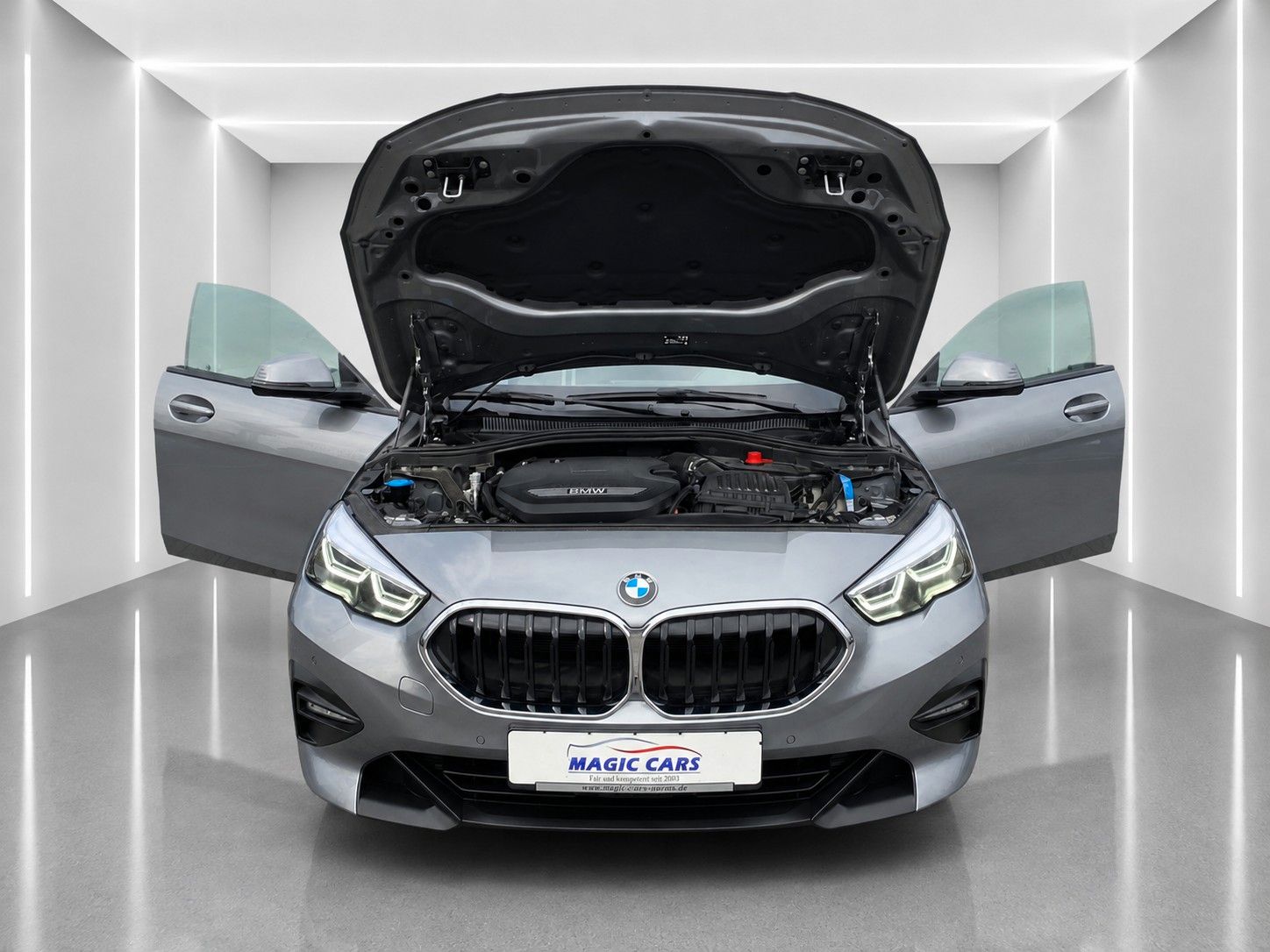 Fahrzeugabbildung BMW 216d Gran Coupe Aut. Advantage*LED*Ambiente*DAB* - mit KI generiert/bearbeitet