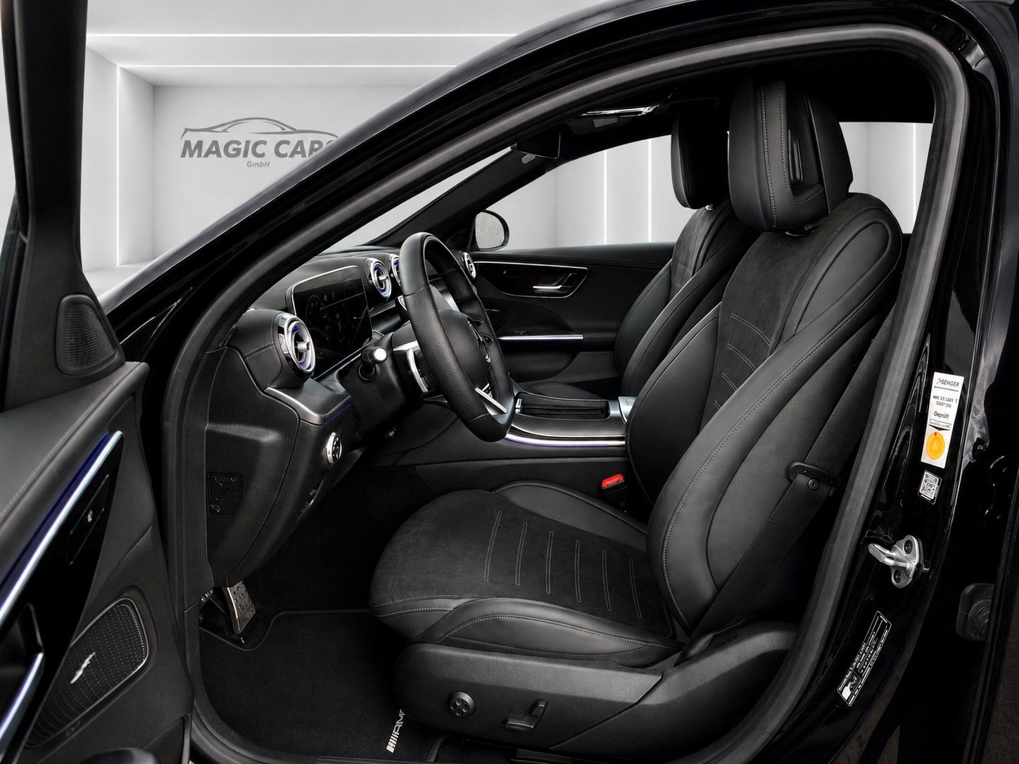 Fahrzeugabbildung Mercedes-Benz C 220 T d*9G Auto.* AMG Line* 59000 Km*MBUX*LED* - mit KI generiert/bearbeitet