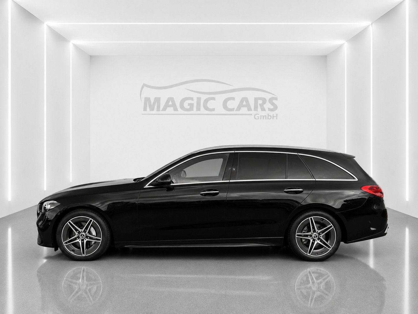 Fahrzeugabbildung Mercedes-Benz C 220 T d*9G Auto.* AMG Line* 59000 Km*MBUX*LED* - mit KI generiert/bearbeitet
