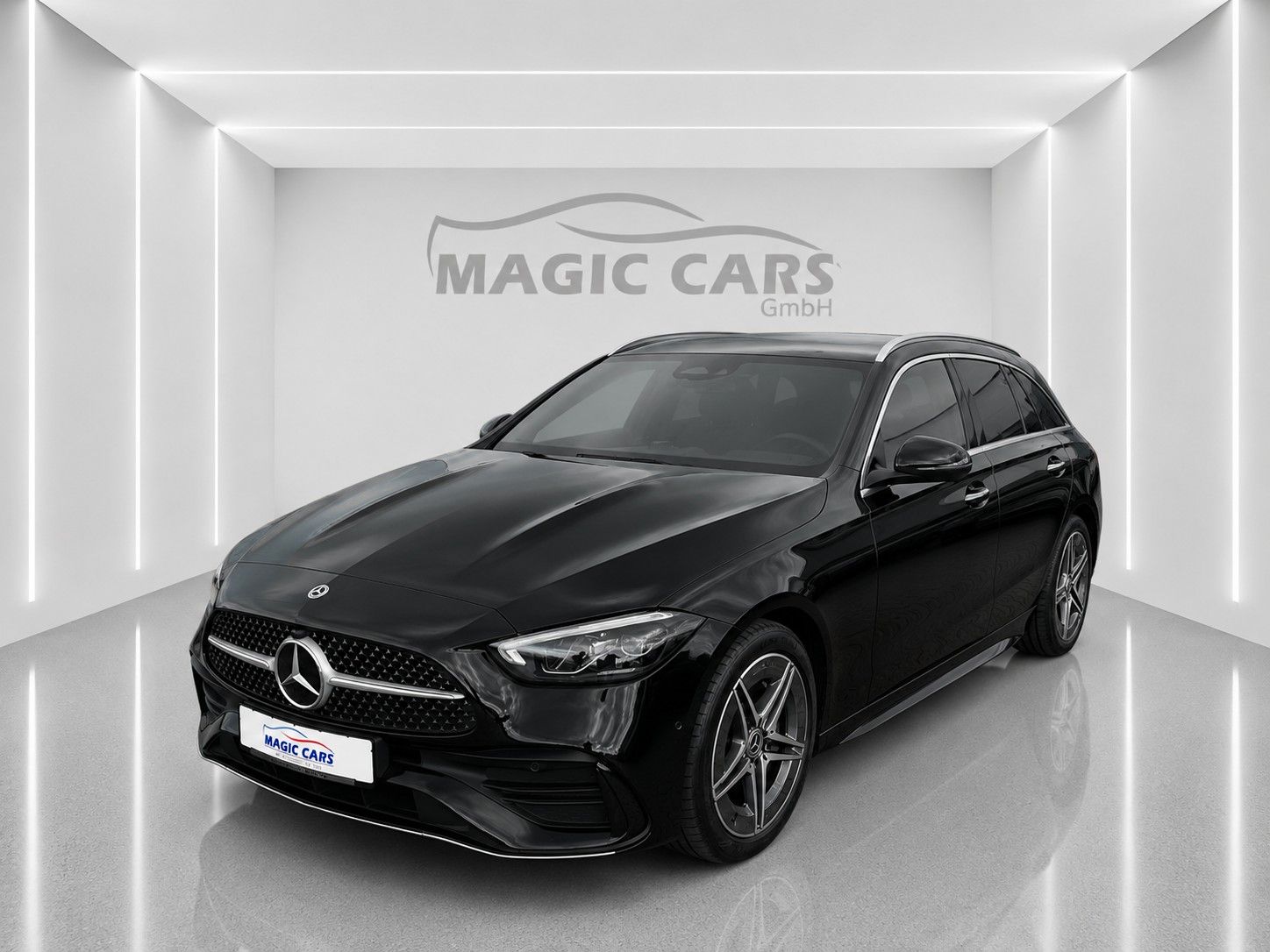 Fahrzeugabbildung Mercedes-Benz C 220 T d*9G Auto.* AMG Line* 59000 Km*MBUX*LED* - mit KI generiert/bearbeitet