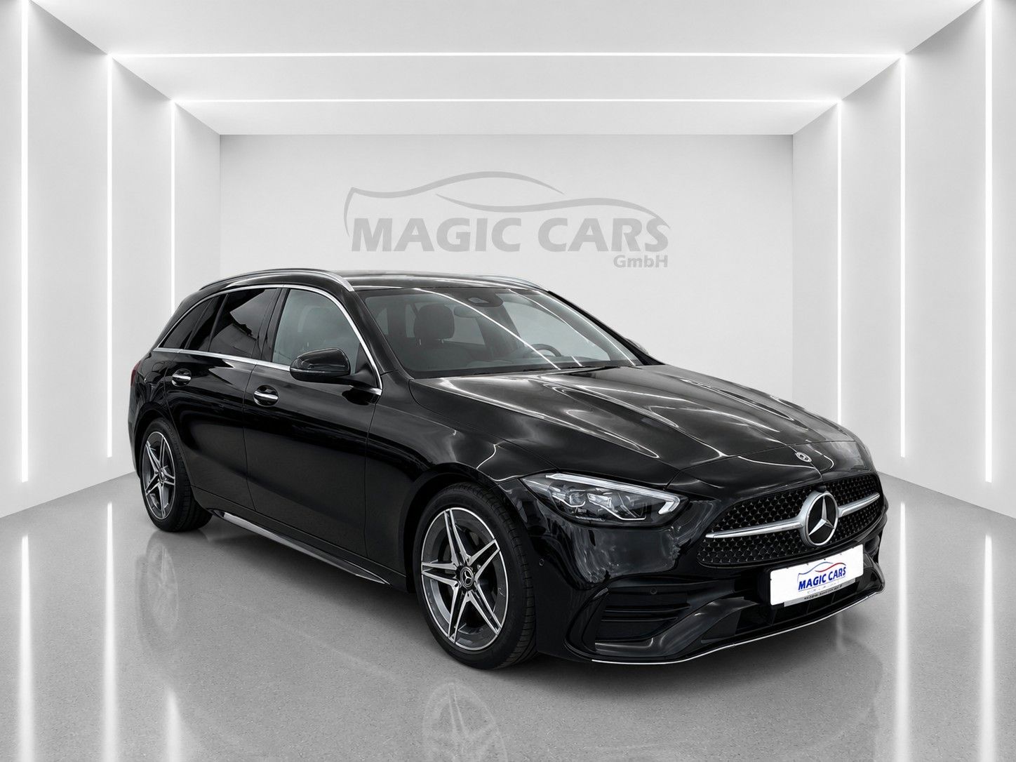Fahrzeugabbildung Mercedes-Benz C 220 T d*9G Auto.* AMG Line* 59000 Km*MBUX*LED* - mit KI generiert/bearbeitet