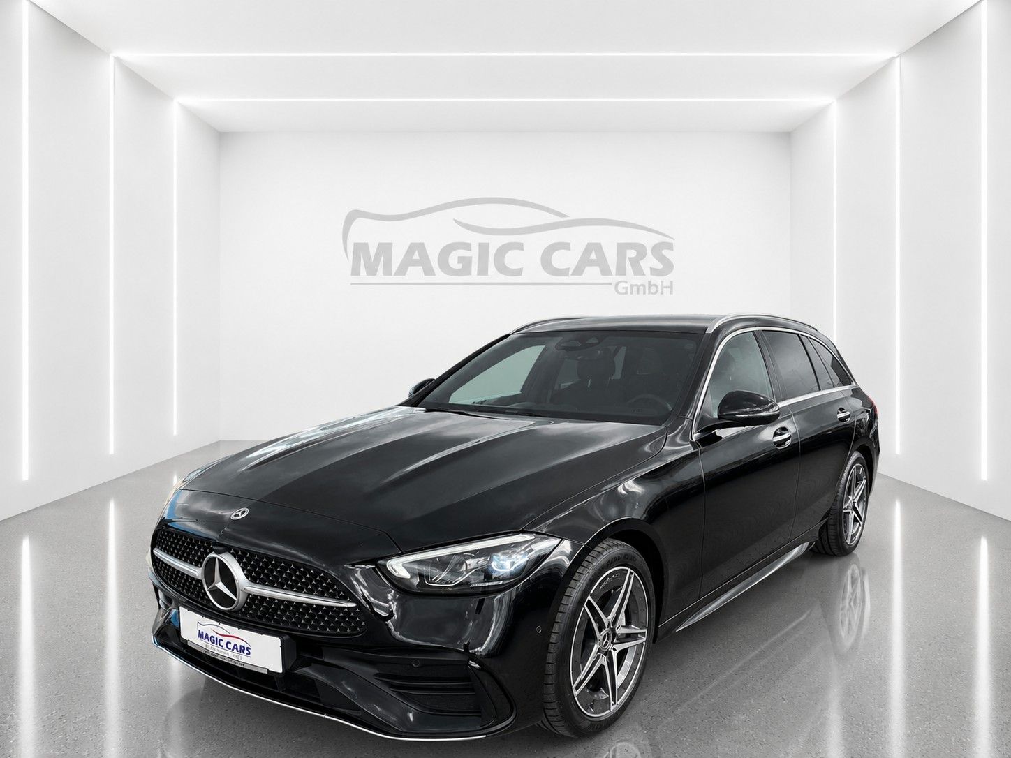 Fahrzeugabbildung Mercedes-Benz C 220 T d*9G Auto.* AMG Line* 59000 Km*MBUX*LED* - mit KI generiert/bearbeitet