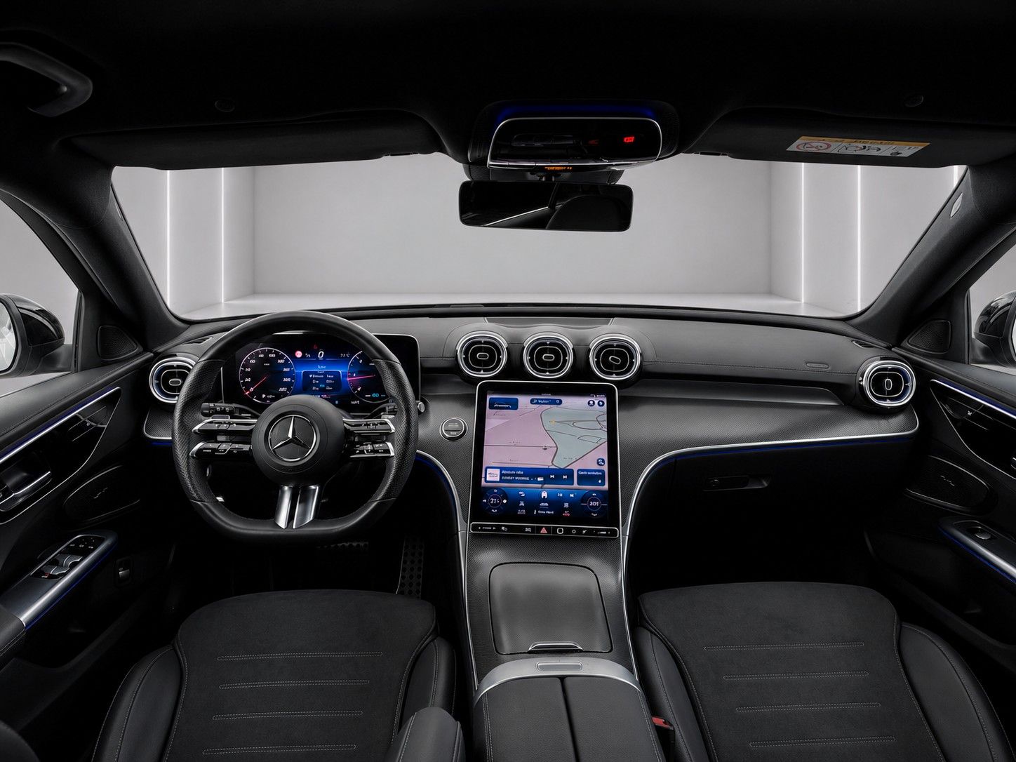 Fahrzeugabbildung Mercedes-Benz C 220 T d*9G Auto.* AMG Line* 59000 Km*MBUX*LED* - mit KI generiert/bearbeitet