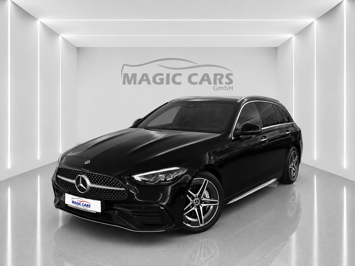 Fahrzeugabbildung Mercedes-Benz C 220 T d*9G Auto.* AMG Line* 59000 Km*MBUX*LED* - mit KI generiert/bearbeitet