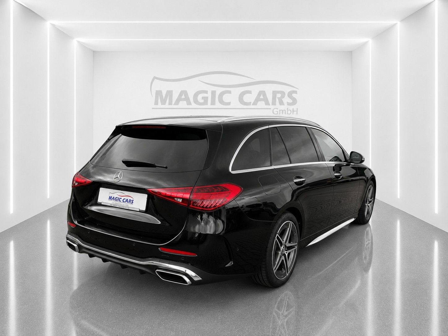 Fahrzeugabbildung Mercedes-Benz C 220 T d*9G Auto.* AMG Line* 59000 Km*MBUX*LED* - mit KI generiert/bearbeitet