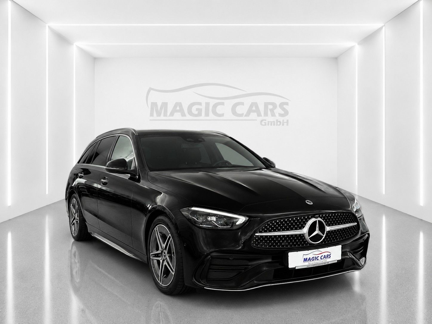 Fahrzeugabbildung Mercedes-Benz C 220 T d*9G Auto.* AMG Line* 59000 Km*MBUX*LED* - mit KI generiert/bearbeitet