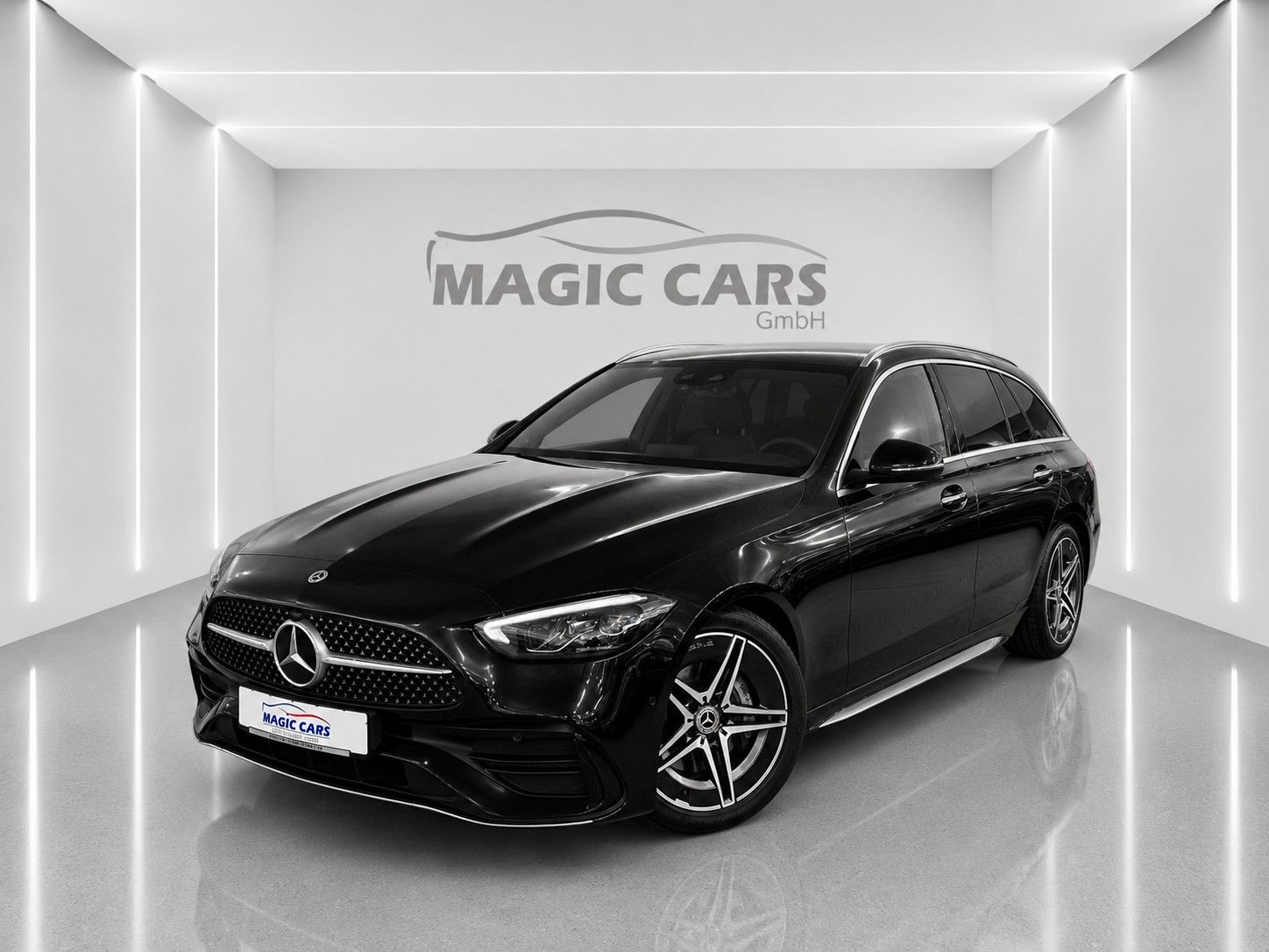 Fahrzeugabbildung Mercedes-Benz C 220 T d*9G Auto.* AMG Line* 59000 Km*MBUX*LED* - mit KI generiert/bearbeitet