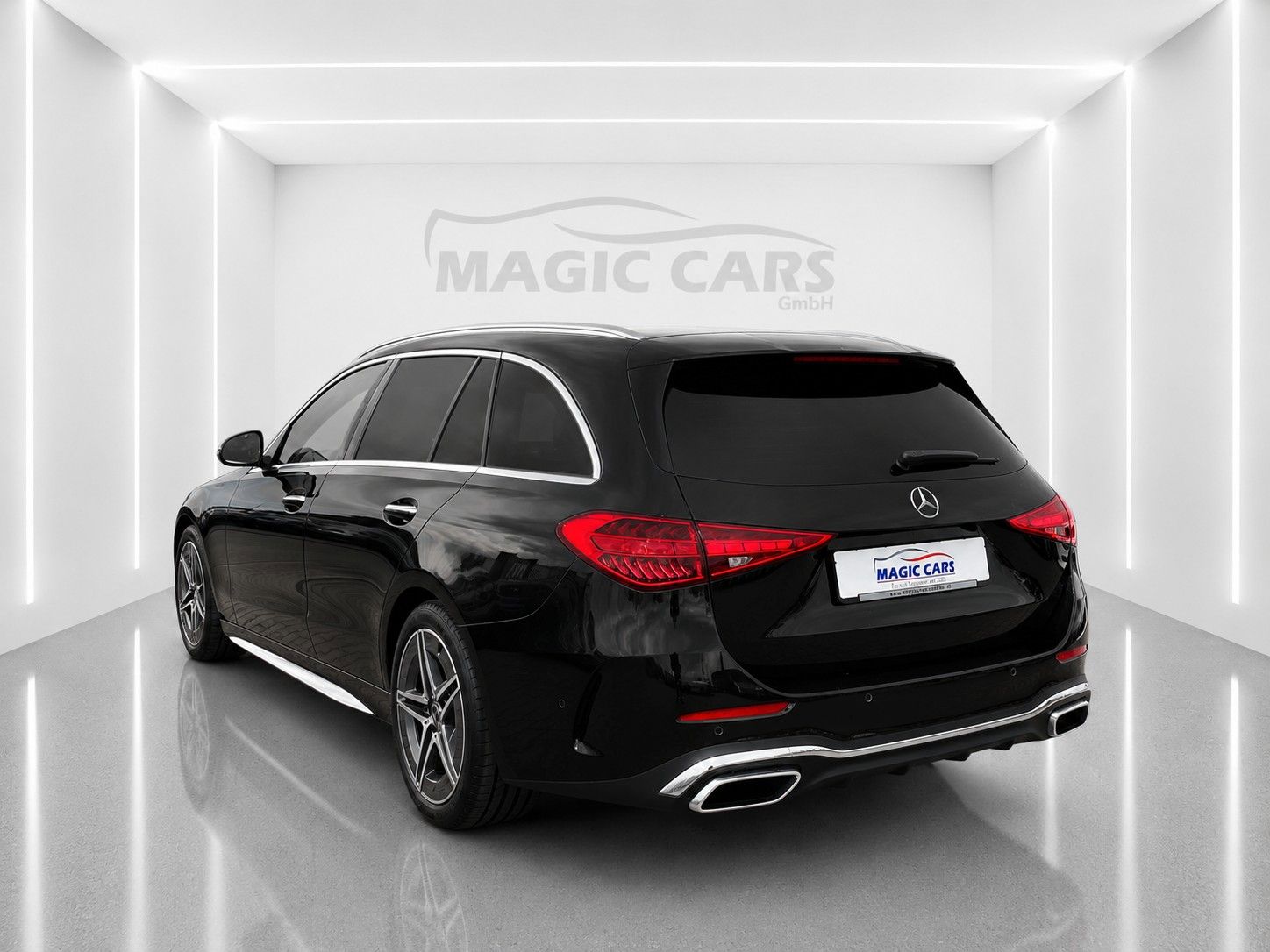 Fahrzeugabbildung Mercedes-Benz C 220 T d*9G Auto.* AMG Line* 59000 Km*MBUX*LED* - mit KI generiert/bearbeitet