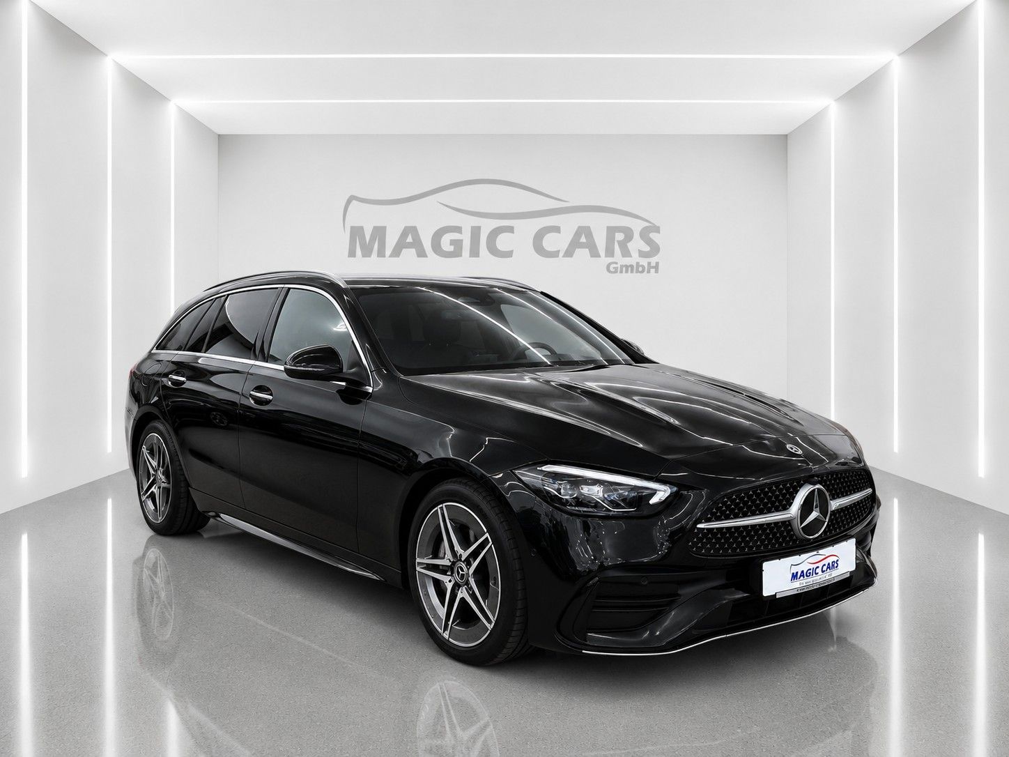 Fahrzeugabbildung Mercedes-Benz C 220 T d*9G Auto.* AMG Line* 59000 Km*MBUX*LED* - mit KI generiert/bearbeitet