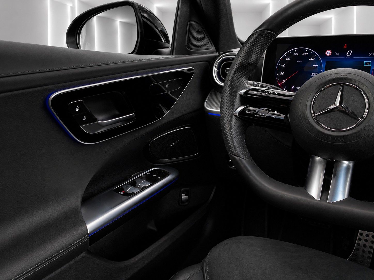 Fahrzeugabbildung Mercedes-Benz C 220 T d*9G Auto.* AMG Line* 59000 Km*MBUX*LED* - mit KI generiert/bearbeitet