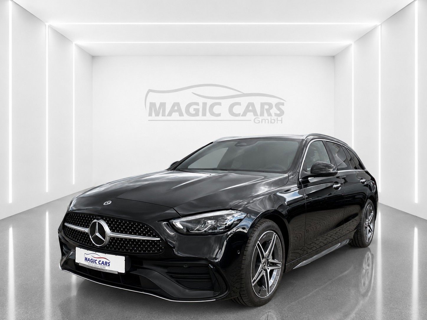 Fahrzeugabbildung Mercedes-Benz C 220 T d*9G Auto.* AMG Line* 59000 Km*MBUX*LED* - mit KI generiert/bearbeitet