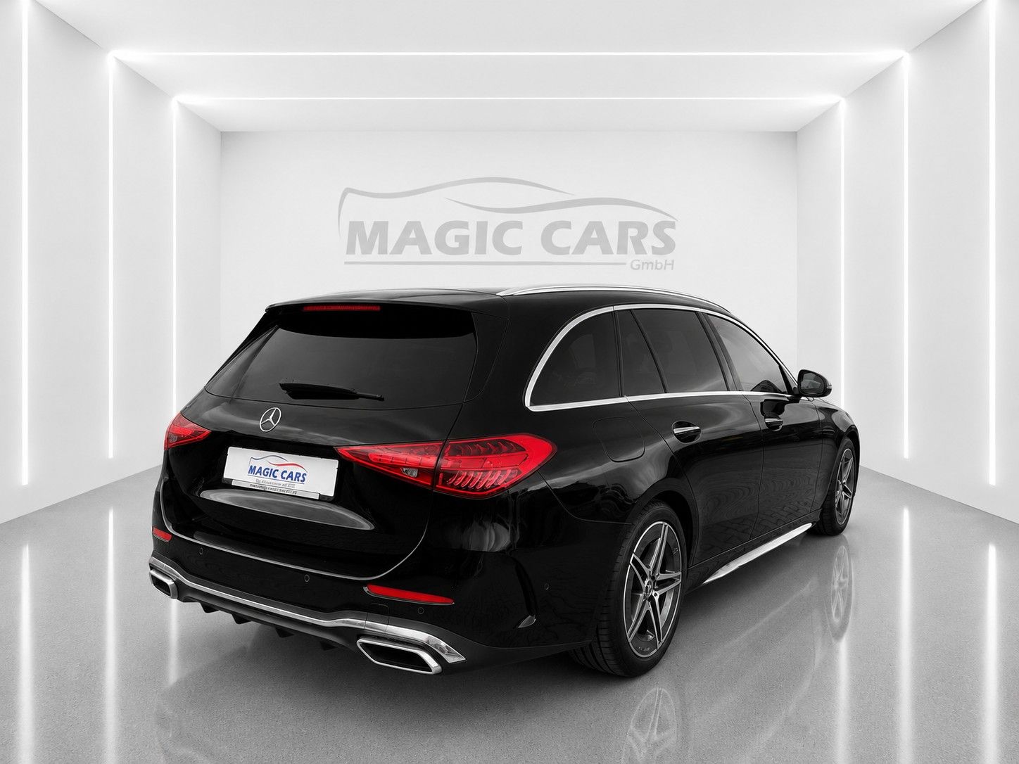 Fahrzeugabbildung Mercedes-Benz C 220 T d*9G Auto.* AMG Line* 59000 Km*MBUX*LED* - mit KI generiert/bearbeitet