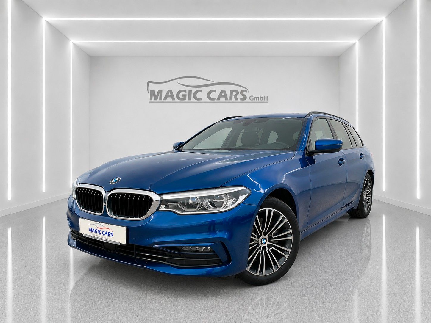 BMW 520d Touring Aut. Sport Line*Stand*Pano*LED*AHK* - mit KI generiert/bearbeitet