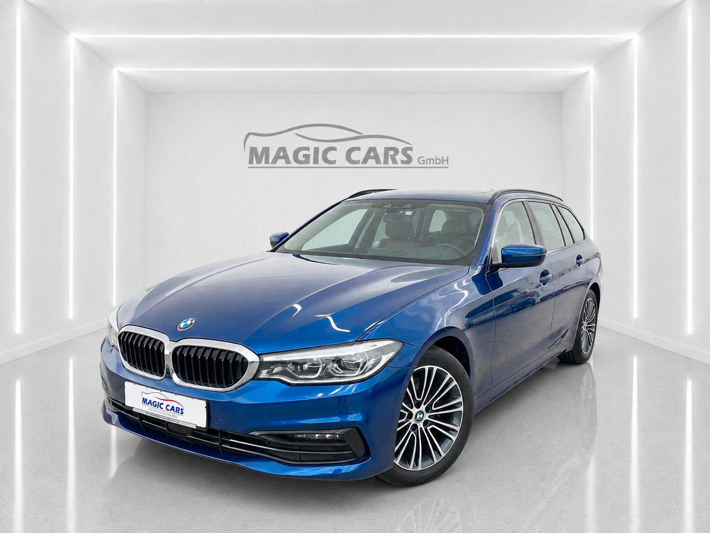 Fahrzeugabbildung BMW 520d Touring Aut. Sport Line*Stand*Pano*LED*AHK* - mit KI generiert/bearbeitet