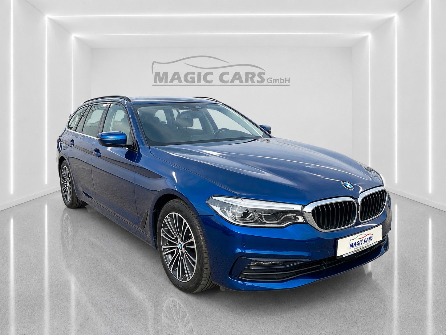 Fahrzeugabbildung BMW 520d Touring Aut. Sport Line*Stand*Pano*LED*AHK* - mit KI generiert/bearbeitet