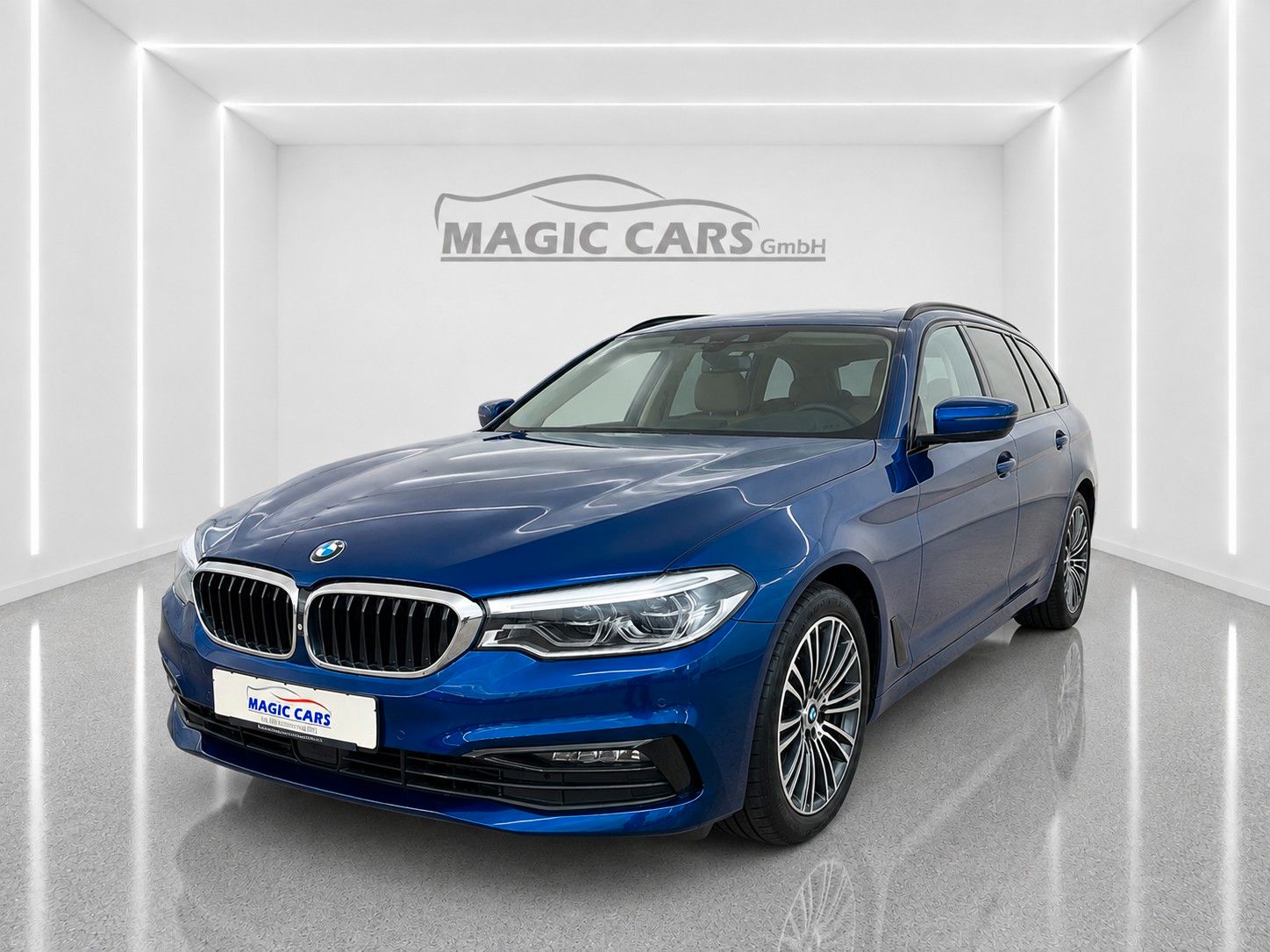 Fahrzeugabbildung BMW 520d Touring Aut. Sport Line*Stand*Pano*LED*AHK* - mit KI generiert/bearbeitet