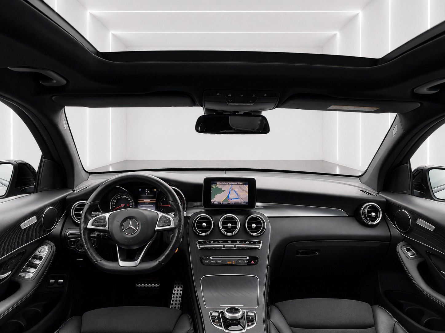 Fahrzeugabbildung Mercedes-Benz GLC 220 d 4Matic 9G Exclusive*AMG-Int.*Pano*AHK* - mit KI generiert/bearbeitet