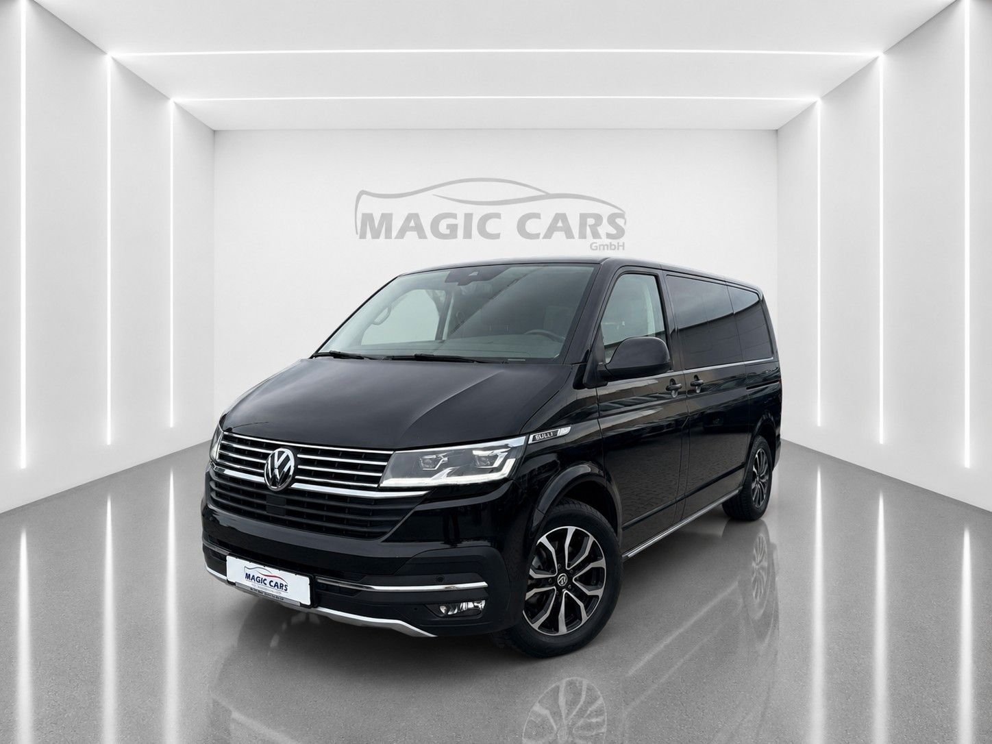 Volkswagen T6 Bulli DSG*LED*5 Sitzer*AHK*Kamera*SHZ*1.Hand* - mit KI generiert/bearbeitet