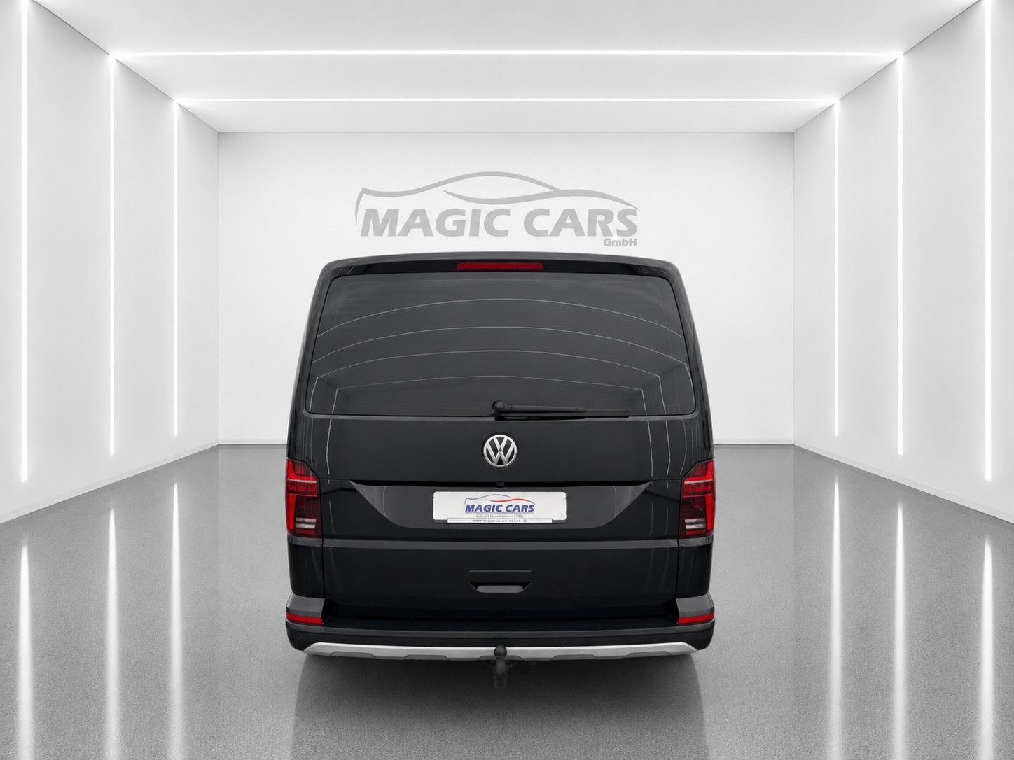 Fahrzeugabbildung Volkswagen T6 Bulli DSG*LED*5 Sitzer*AHK*Kamera*SHZ*1.Hand* - mit KI generiert/bearbeitet