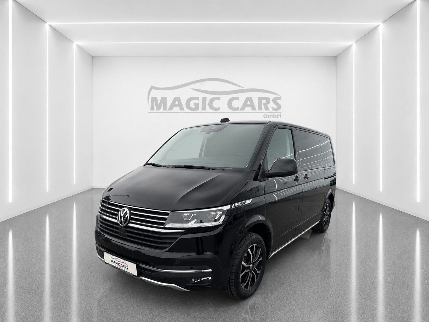 Fahrzeugabbildung Volkswagen T6 Bulli DSG*LED*5 Sitzer*AHK*Kamera*SHZ*1.Hand* - mit KI generiert/bearbeitet
