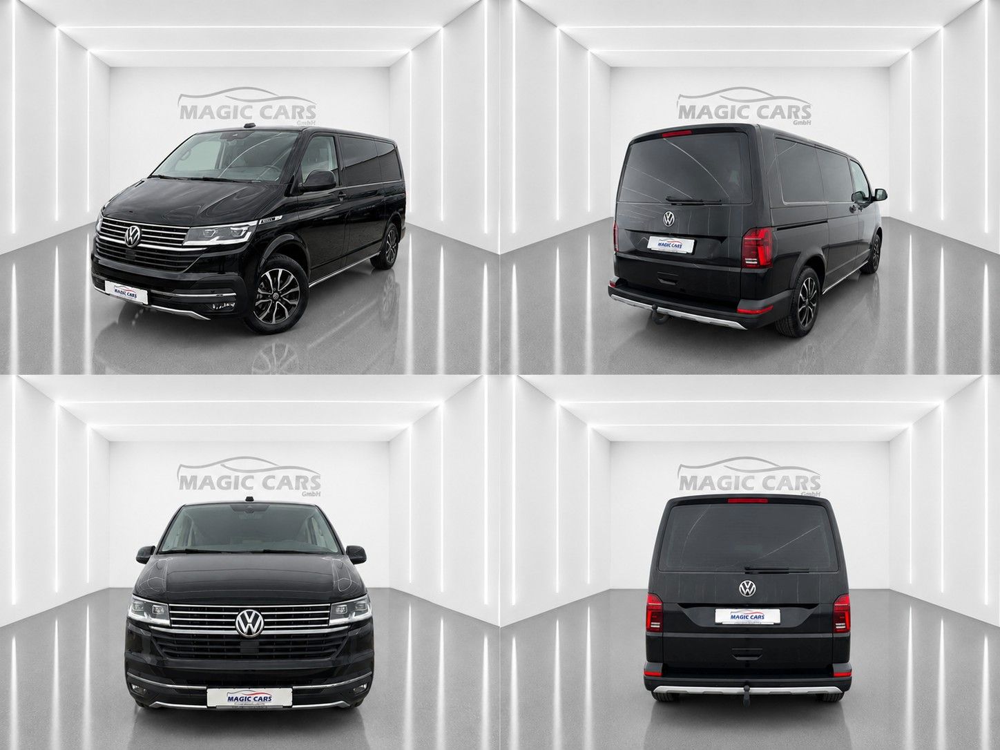 Fahrzeugabbildung Volkswagen T6 Bulli DSG*LED*5 Sitzer*AHK*Kamera*SHZ*1.Hand* - mit KI generiert/bearbeitet