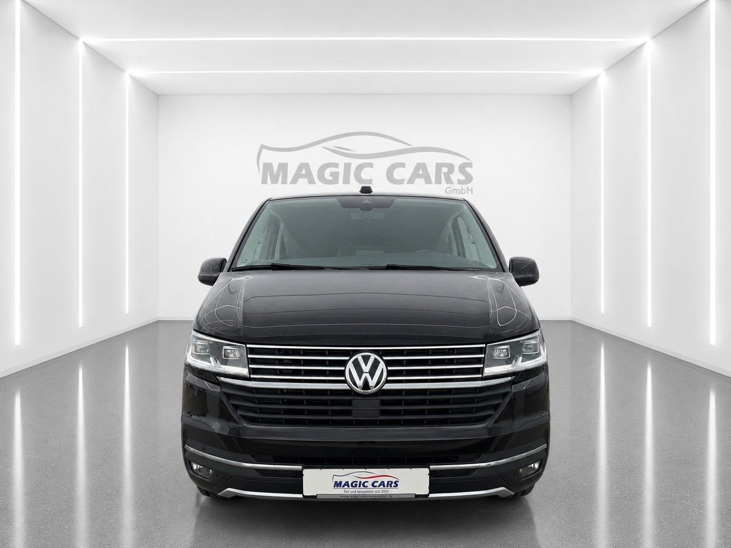 Fahrzeugabbildung Volkswagen T6 Bulli DSG*LED*5 Sitzer*AHK*Kamera*SHZ*1.Hand* - mit KI generiert/bearbeitet