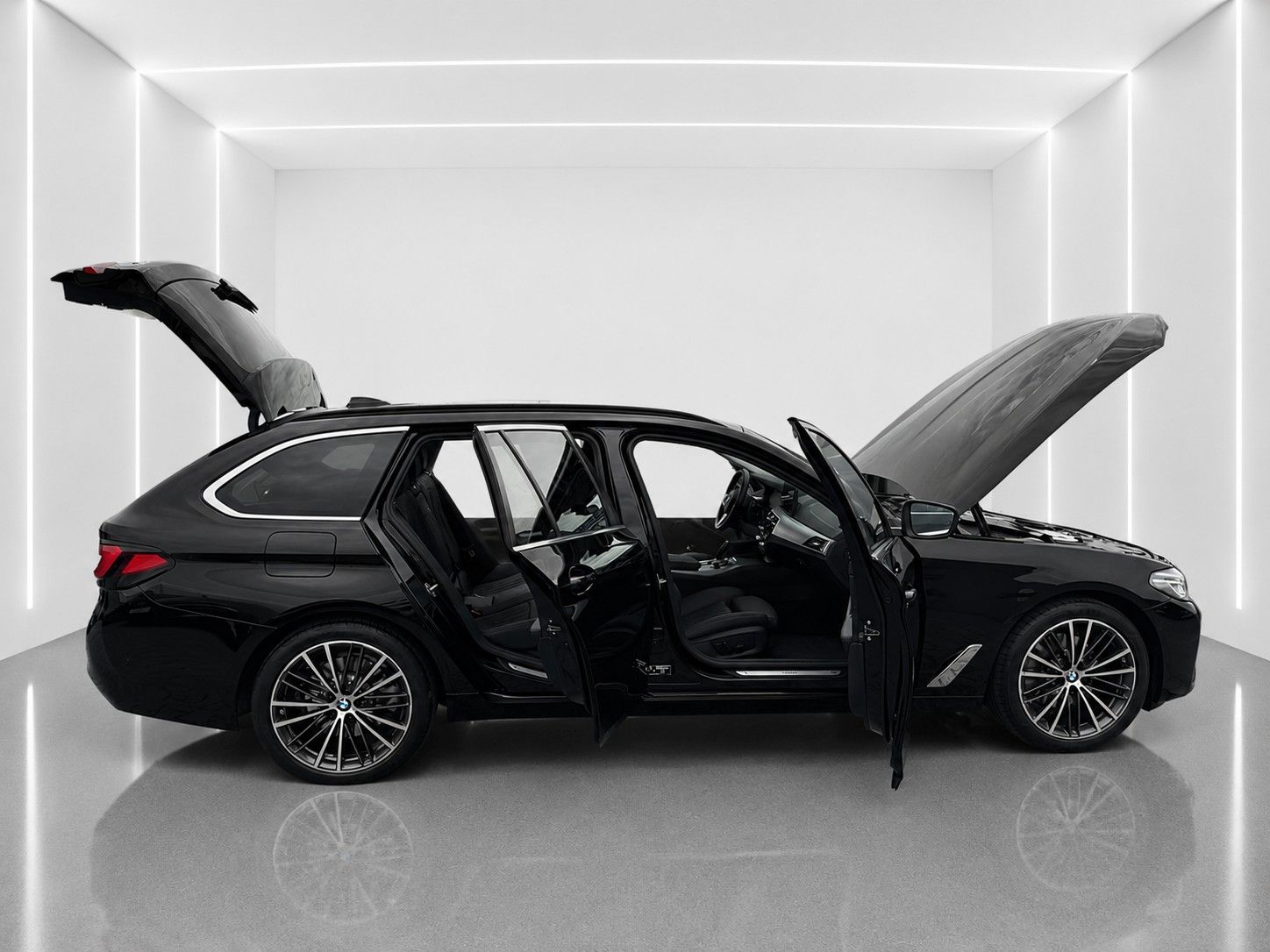 Fahrzeugabbildung BMW 520 i Touring Auto.*Laser*Head-Up*Keyl.*Fahrass. - mit KI generiert/bearbeitet
