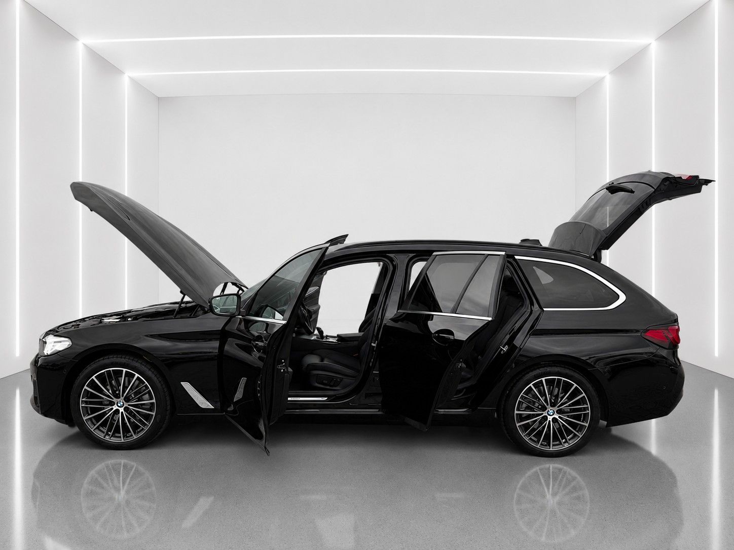 Fahrzeugabbildung BMW 520 i Touring Auto.*Laser*Head-Up*Keyl.*Fahrass. - mit KI generiert/bearbeitet