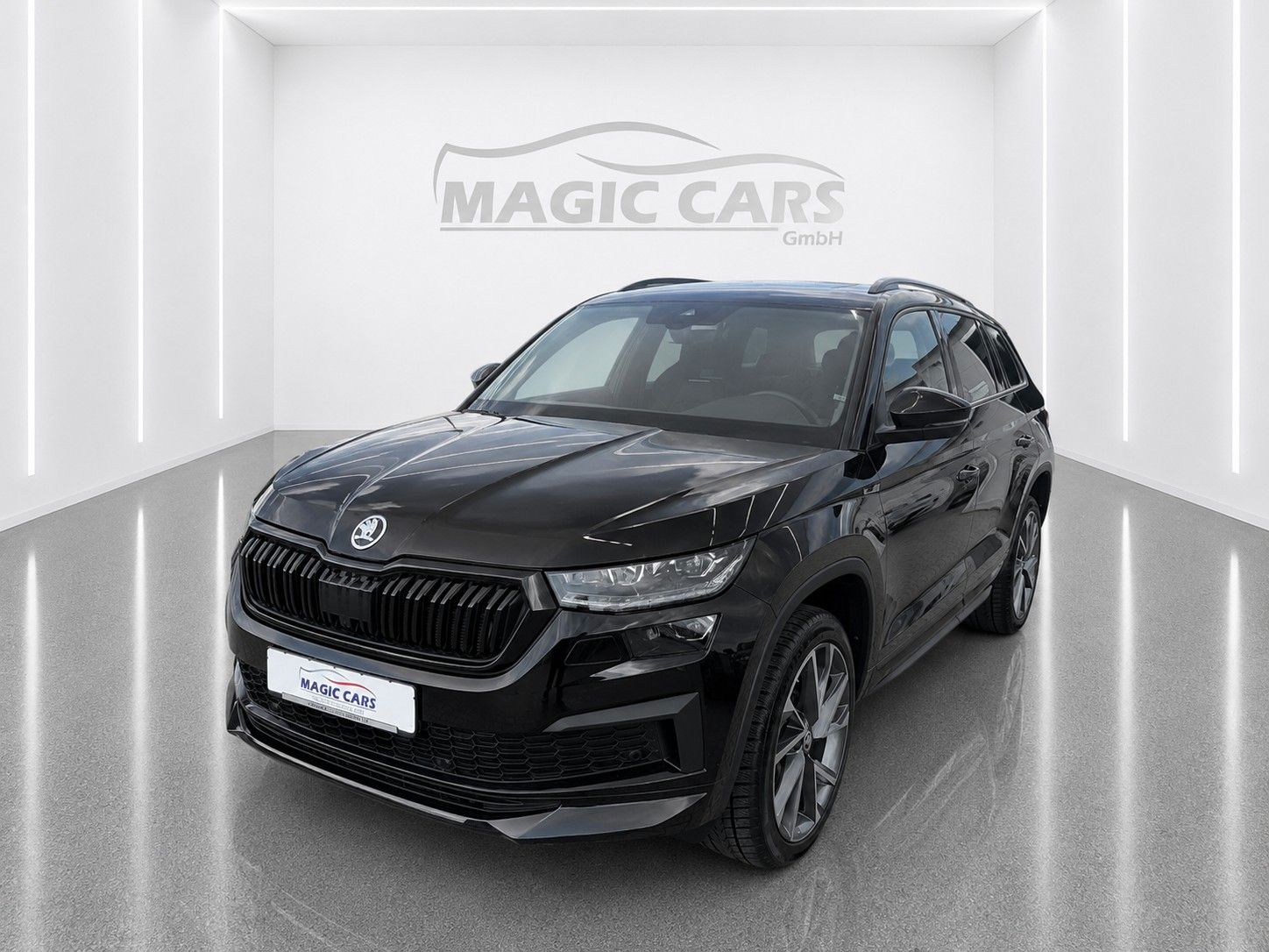 Fahrzeugabbildung SKODA Kodiaq 2.0 TSI 4x4 DSG Sportline*7-Sitze*Matrix* - mit KI generiert/bearbeitet