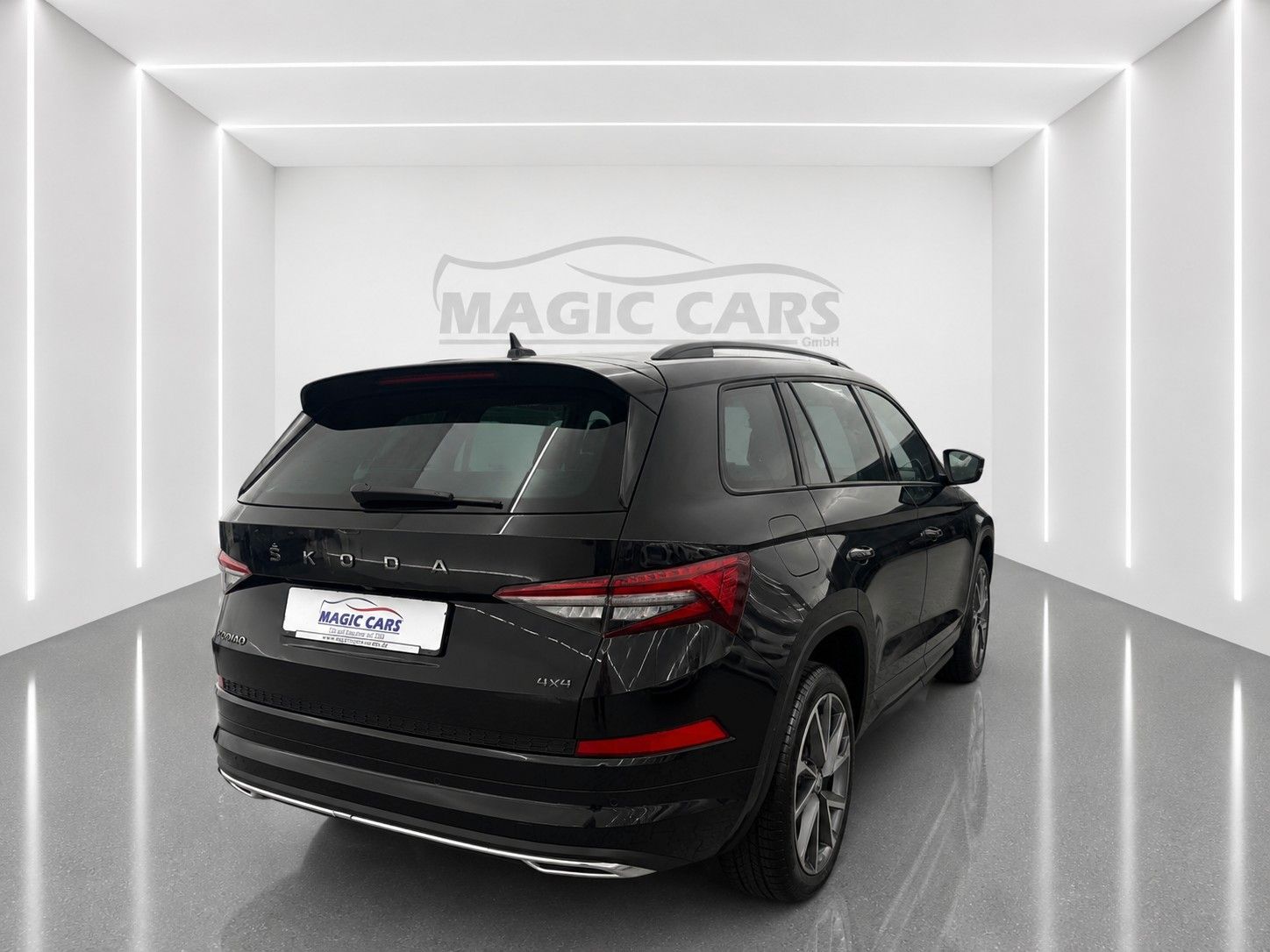 Fahrzeugabbildung SKODA Kodiaq 2.0 TSI 4x4 DSG Sportline*7-Sitze*Matrix* - mit KI generiert/bearbeitet