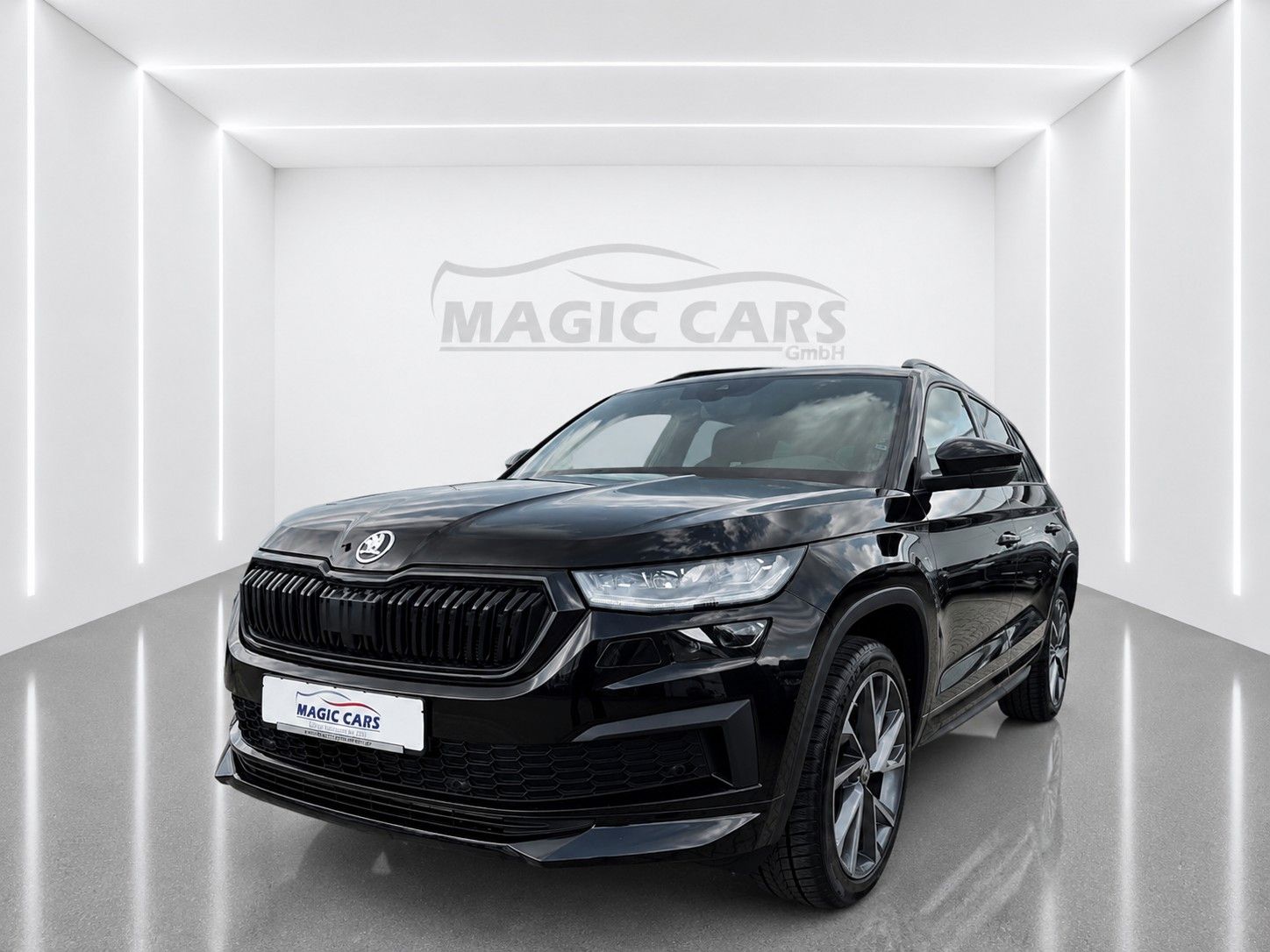 Fahrzeugabbildung SKODA Kodiaq 2.0 TSI 4x4 DSG Sportline*7-Sitze*Matrix* - mit KI generiert/bearbeitet