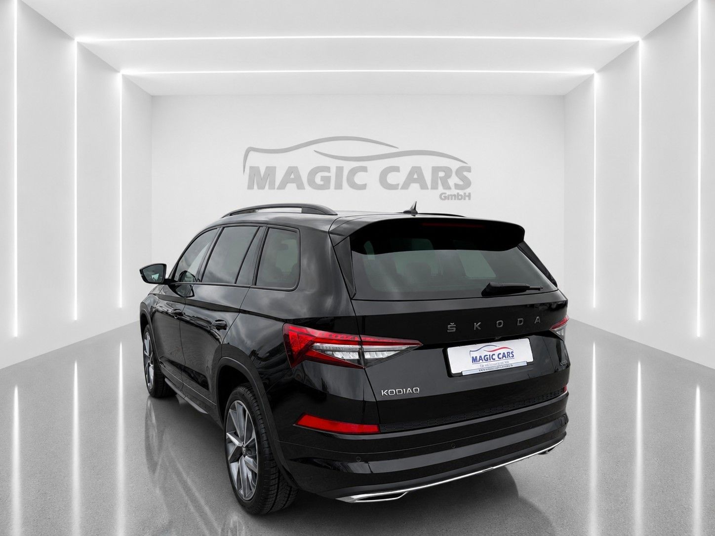 Fahrzeugabbildung SKODA Kodiaq 2.0 TSI 4x4 DSG Sportline*7-Sitze*Matrix* - mit KI generiert/bearbeitet