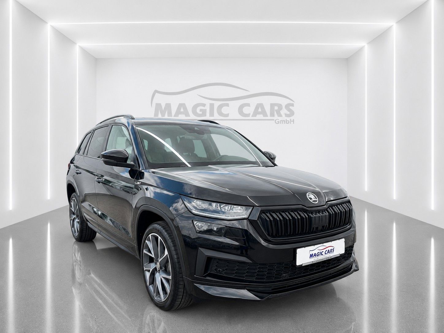 Fahrzeugabbildung SKODA Kodiaq 2.0 TSI 4x4 DSG Sportline*7-Sitze*Matrix* - mit KI generiert/bearbeitet