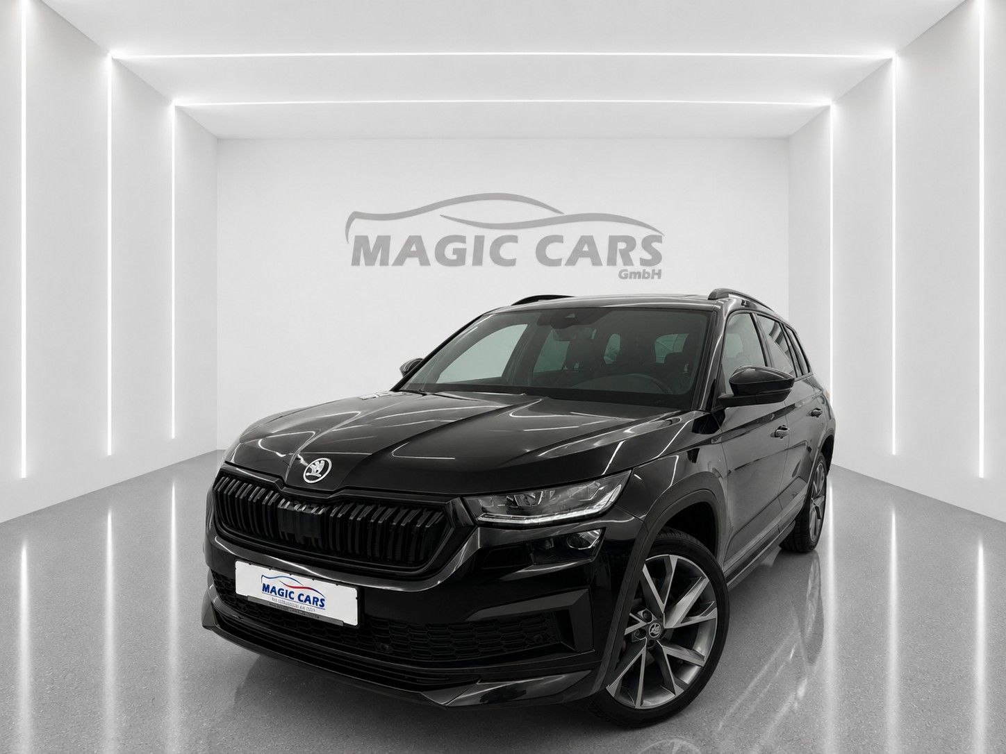 Fahrzeugabbildung SKODA Kodiaq 2.0 TSI 4x4 DSG Sportline*7-Sitze*Matrix* - mit KI generiert/bearbeitet