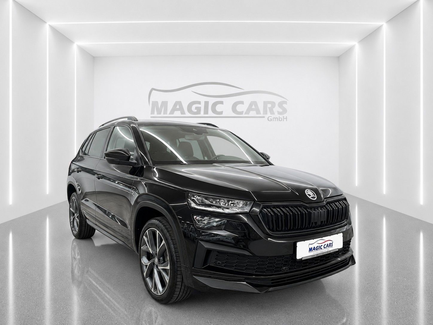 Fahrzeugabbildung SKODA Kodiaq 2.0 TSI 4x4 DSG Sportline*7-Sitze*Matrix* - mit KI generiert/bearbeitet