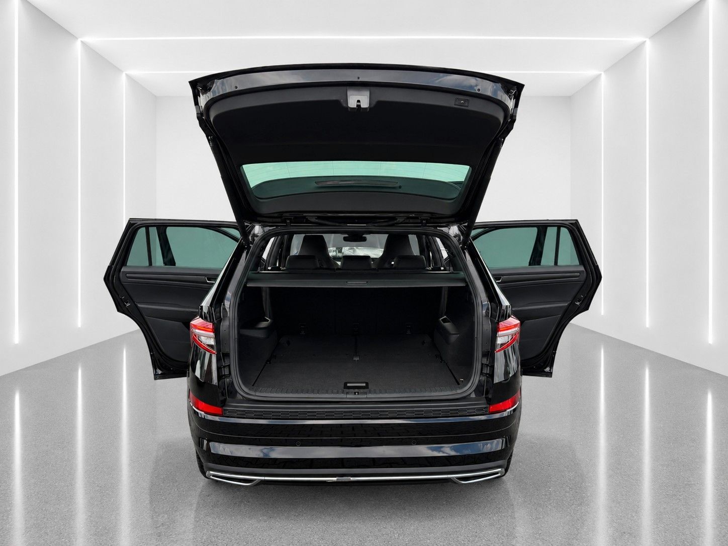Fahrzeugabbildung SKODA Kodiaq 2.0 TSI 4x4 DSG Sportline*7-Sitze*Matrix* - mit KI generiert/bearbeitet