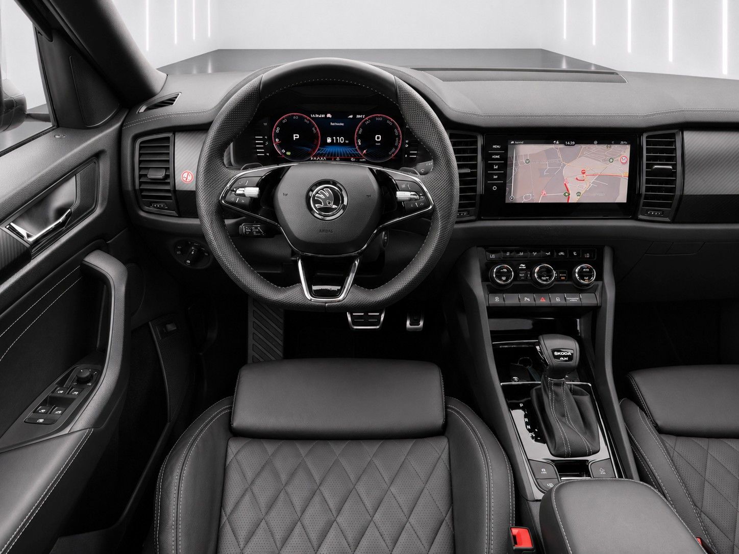 Fahrzeugabbildung SKODA Kodiaq 2.0 TSI 4x4 DSG Sportline*7-Sitze*Matrix* - mit KI generiert/bearbeitet