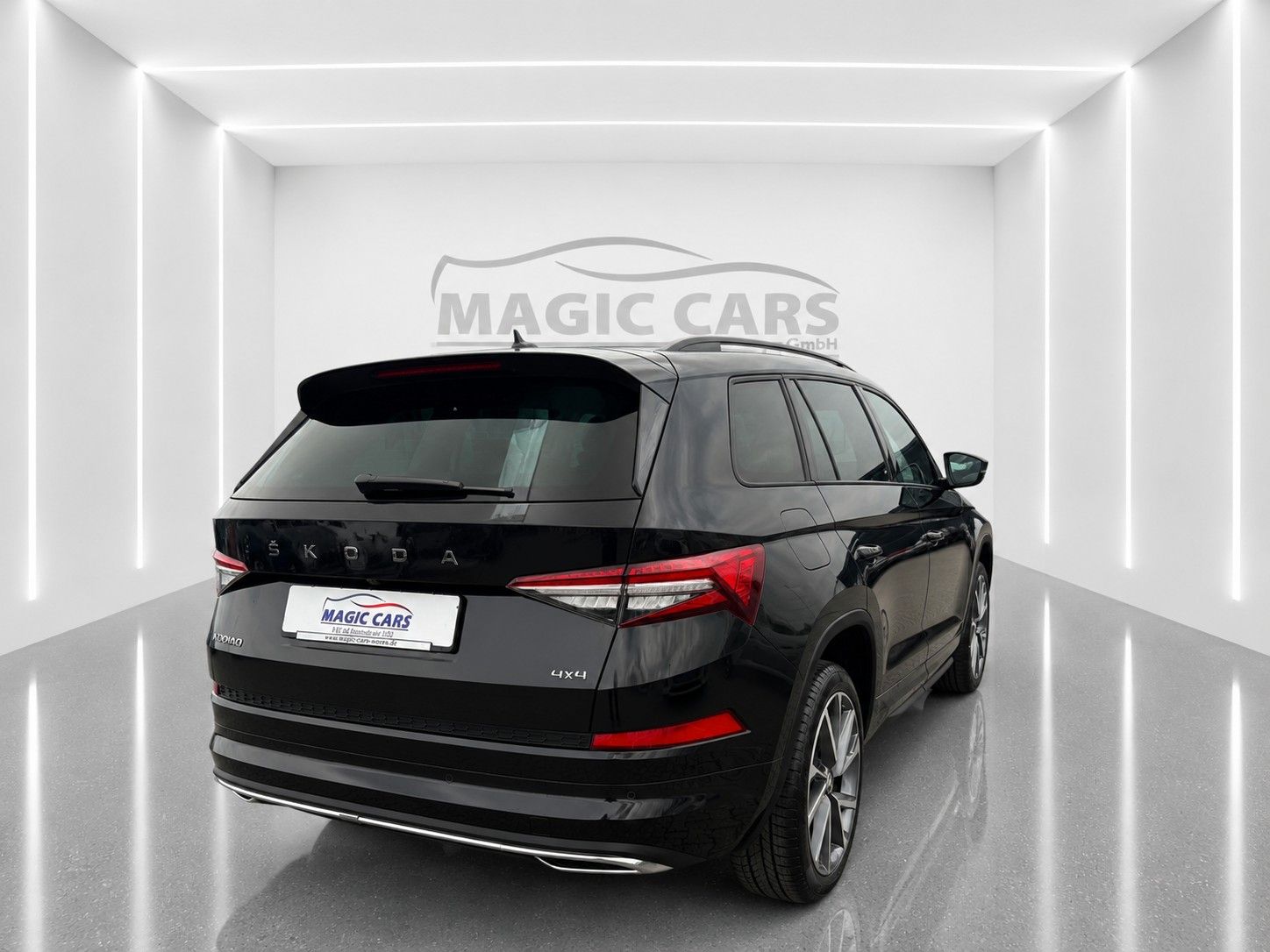 Fahrzeugabbildung SKODA Kodiaq 2.0 TSI 4x4 DSG Sportline*7-Sitze*Matrix* - mit KI generiert/bearbeitet