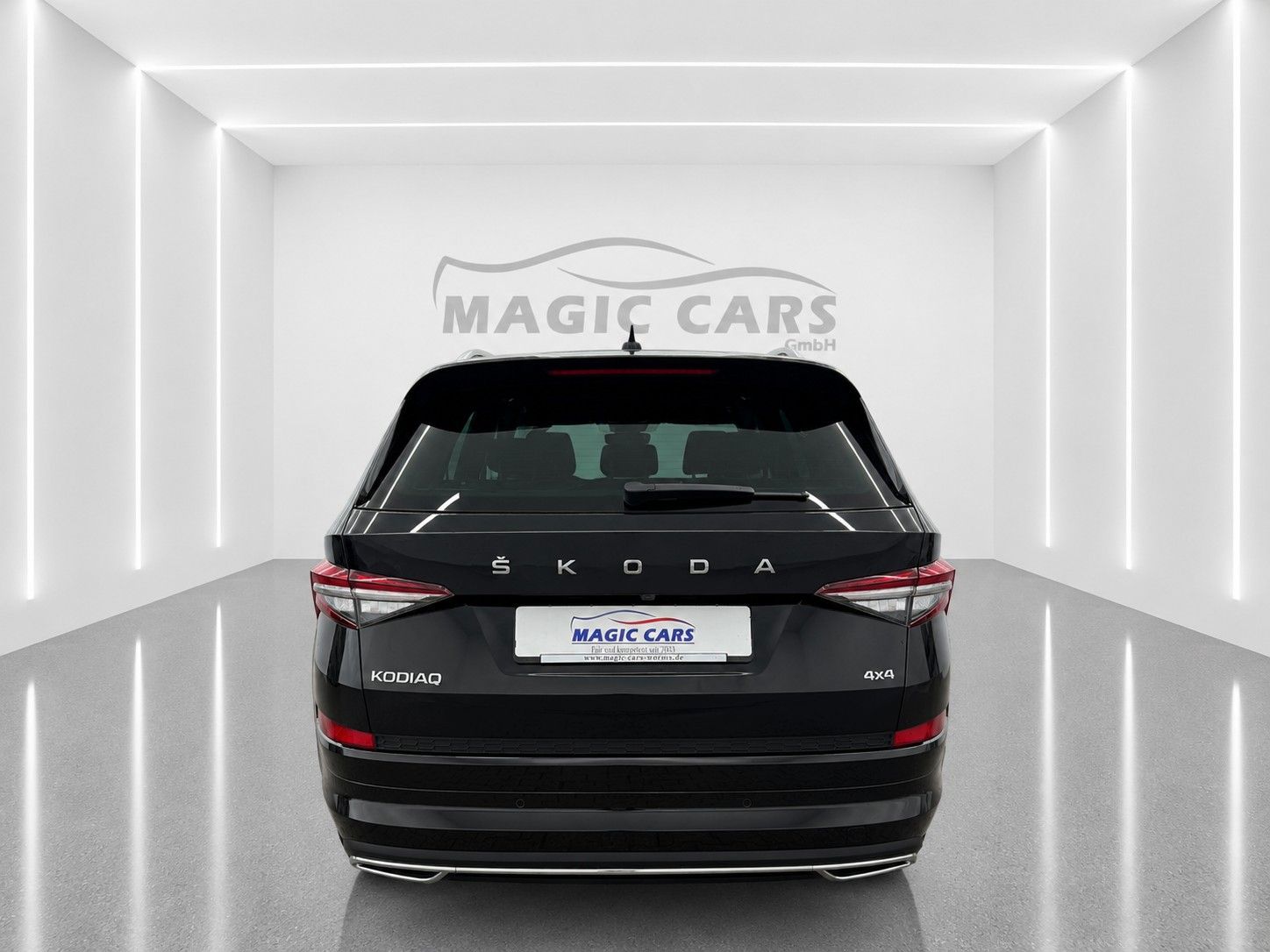 Fahrzeugabbildung SKODA Kodiaq 2.0 TSI 4x4 DSG Sportline*7-Sitze*Matrix* - mit KI generiert/bearbeitet