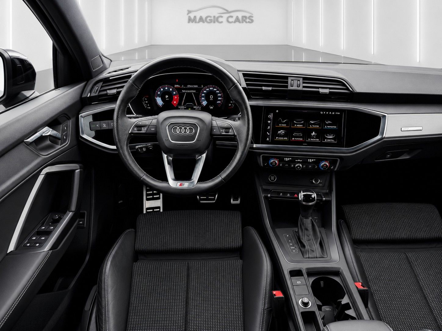 Fahrzeugabbildung Audi Q3 35 TFSI S line *Black-Style*LED*AHK*VIRTUAL* - mit KI generiert/bearbeitet